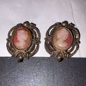 Vintage Cameo Earrings